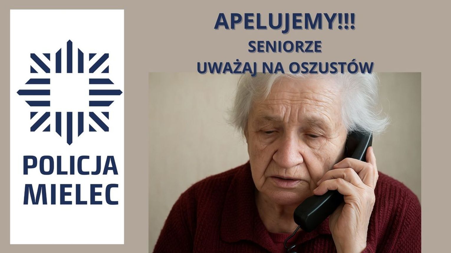 Oszustwo "na policjanta i prokuratora" - 93-letnia mieszkanka Mielca straciła oszczędności życia!