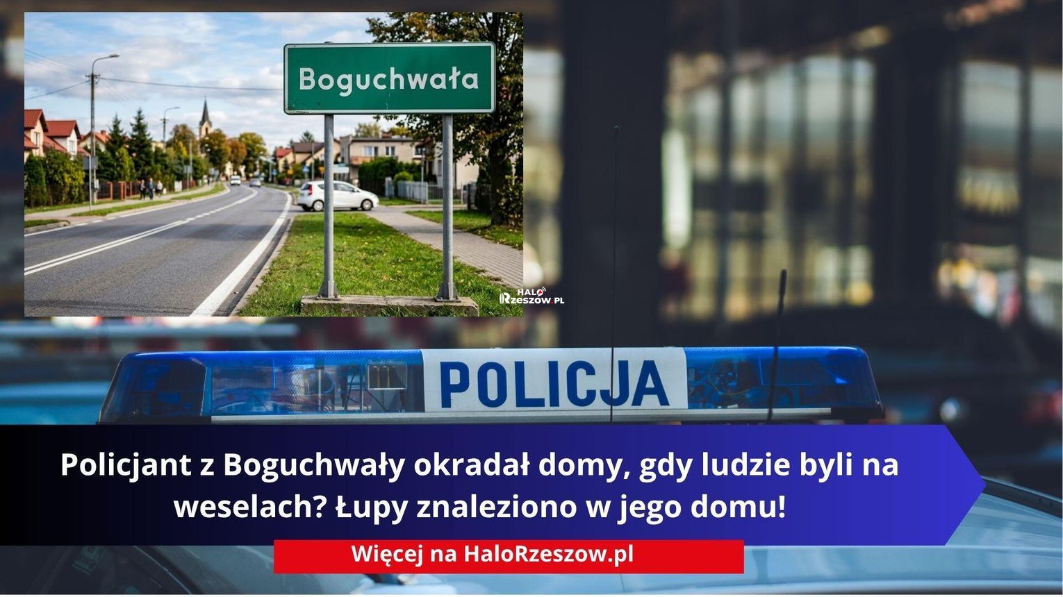 Policjant z Boguchwały okradał domy, gdy ludzie byli na weselach? Łupy znaleziono w jego domu!