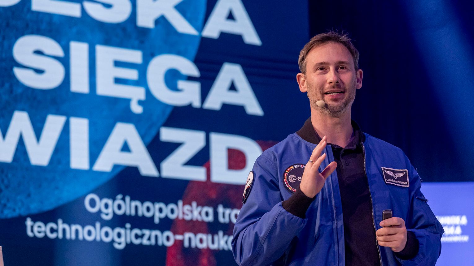 Polski astronauta Sławosz Uznański-Wiśniewski odwiedził Politechnikę Rzeszowską