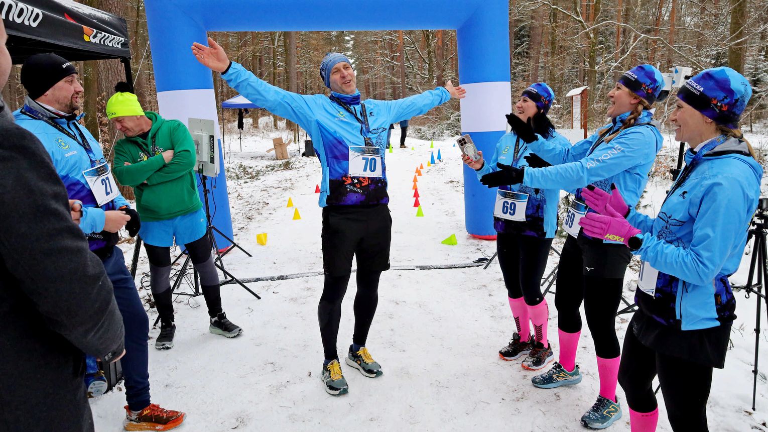 Ponad 100 biegaczy na starcie. Gmina Trzebownisko inauguruje tradycję Biegu Sylwestrowego