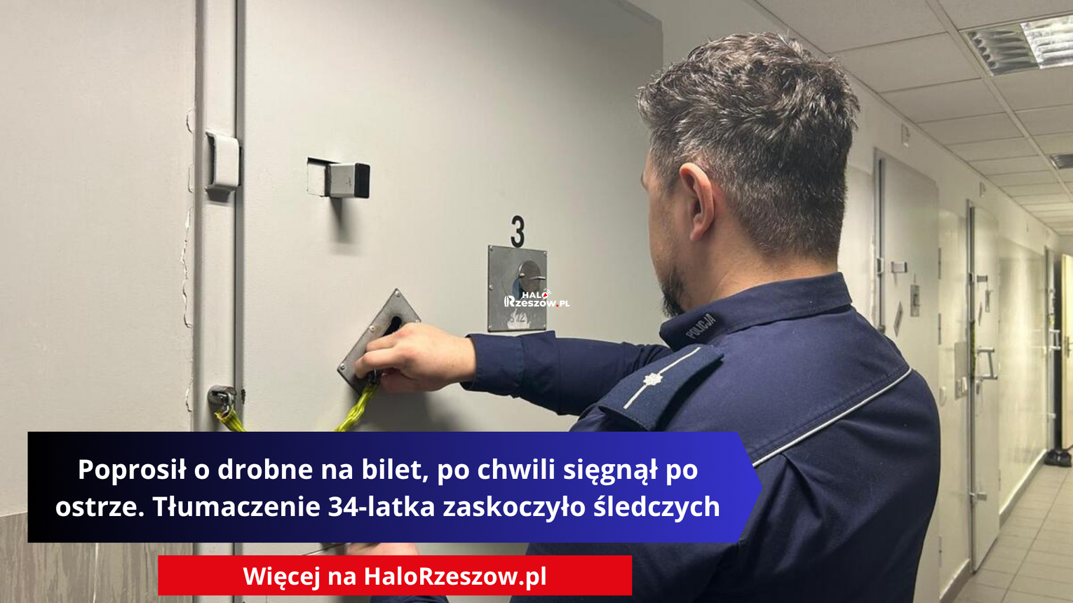 Poprosił o drobne na bilet, po chwili sięgnął po ostrze. Tłumaczenie 34-latka zaskoczyło śledczych