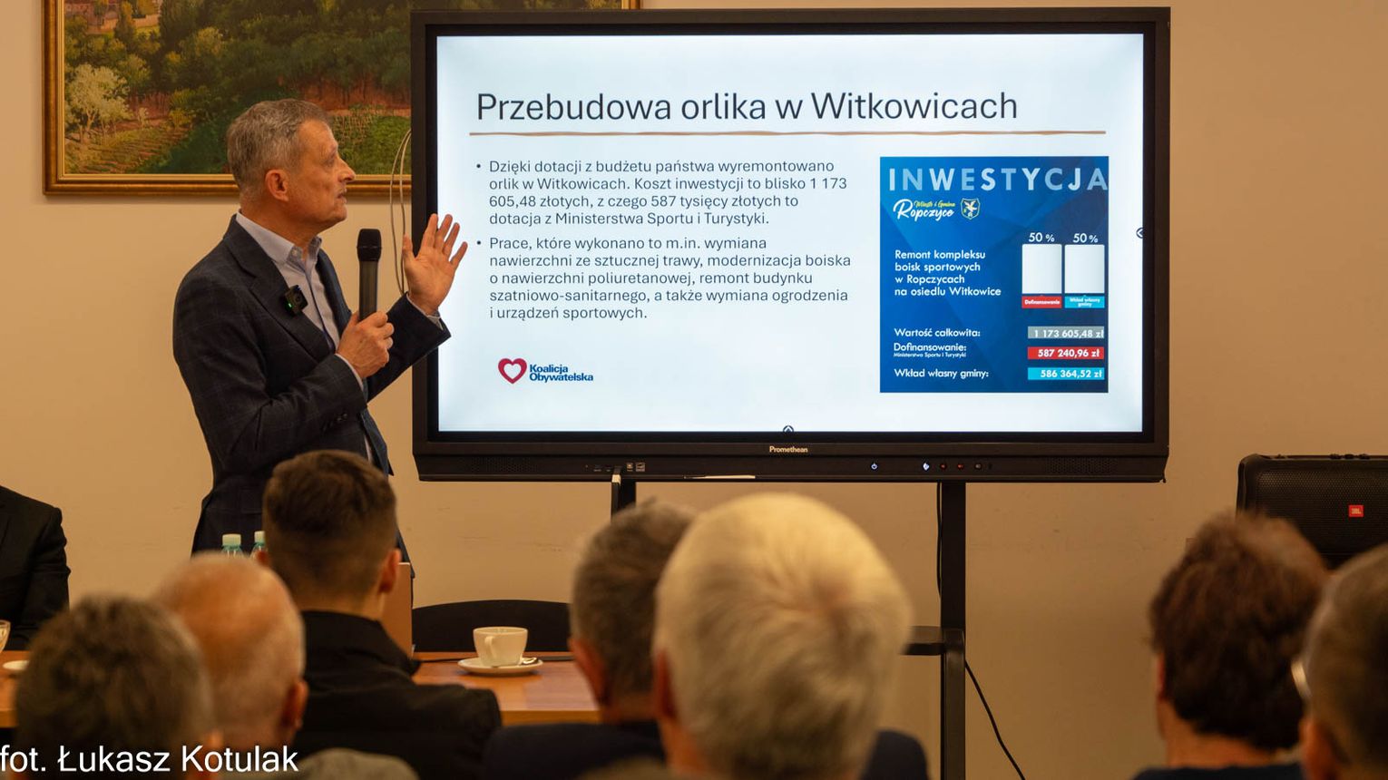 Poseł Gawlik w Ropczycach o renowacji dworca PKP i mieszkaniach dla młodych