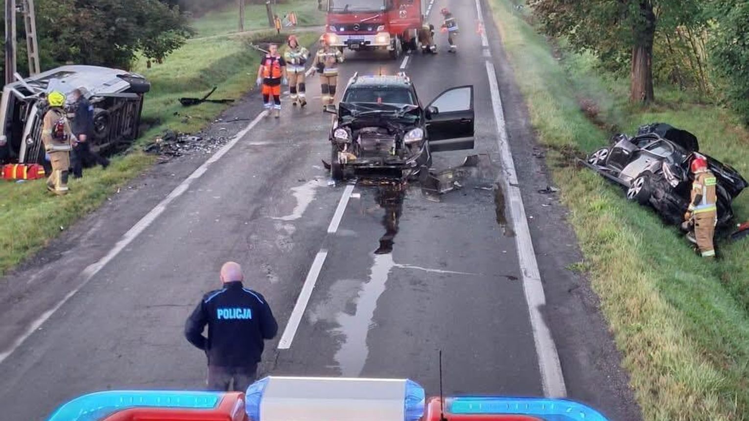 Poważny wypadek pod Dębicą. Pięć osób w szpitalu [ZDJĘCIA]