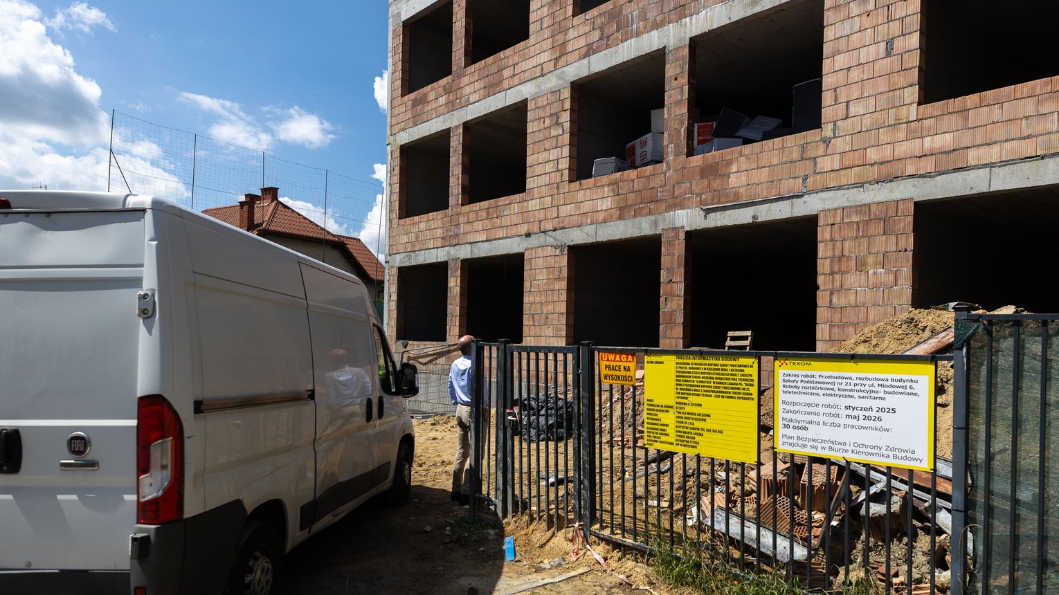 Powstaje nowa część Szkoły Podstawowej nr 21 przy ul. Miodowej w Rzeszowie