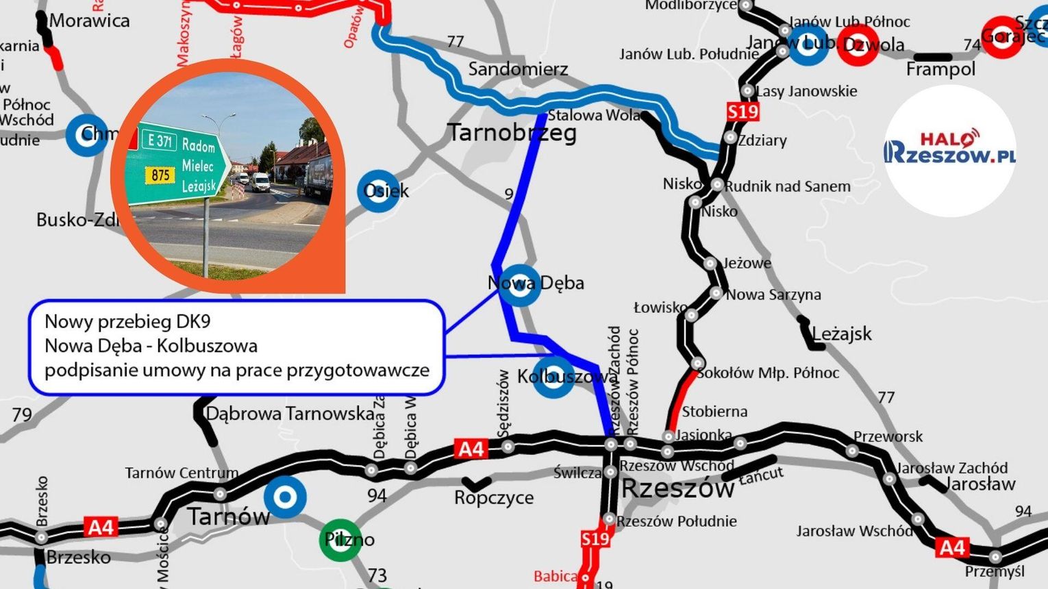 Powstanie nowy odcinek DK9: Kolbuszowa - Nowa Deba