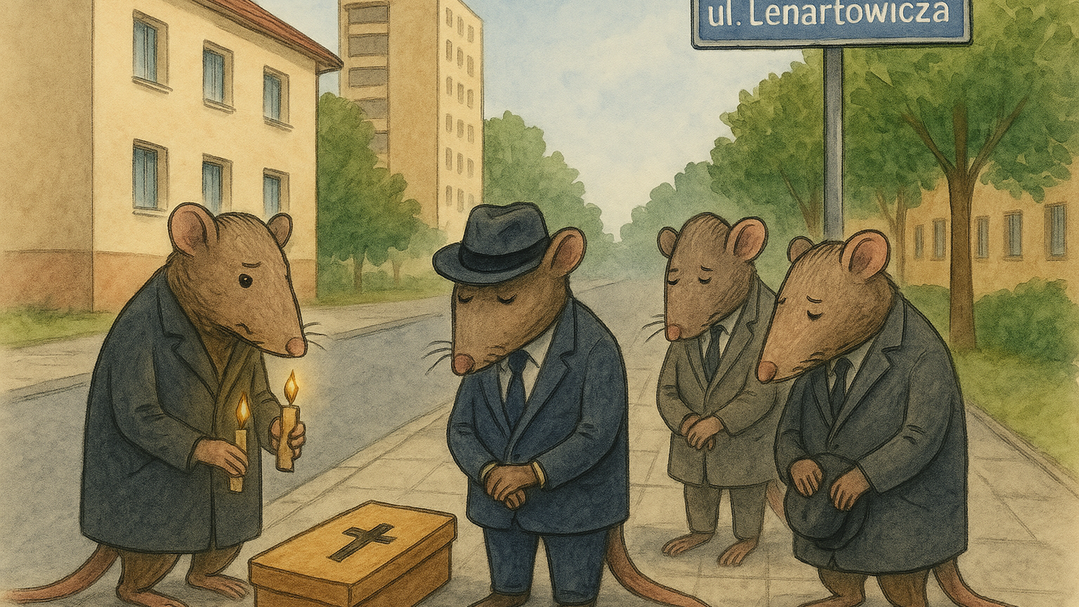 Propola: Obywatela Szczura pochowają na Lenartowicza [FELIETON]