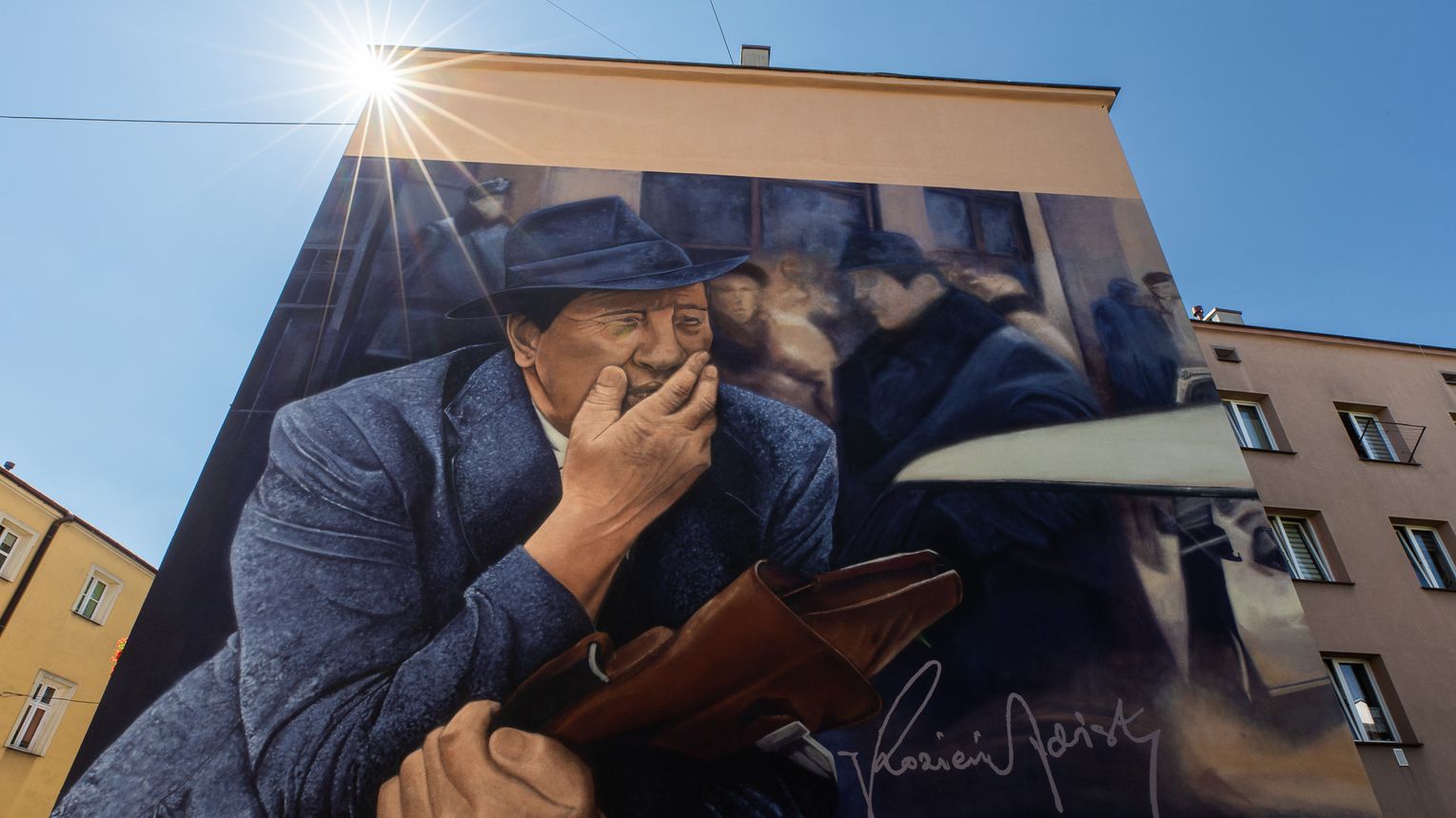 Rzeszów upamiętnił Zdzisława Kozienia muralem