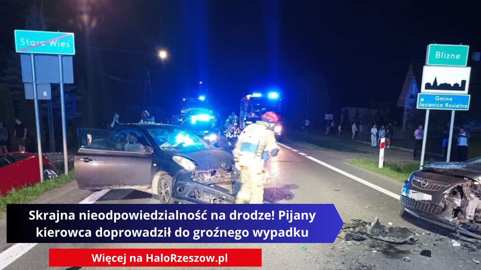 Skrajna nieodpowiedzialność na drodze! Pijany kierowca doprowadził do groźnego wypadku