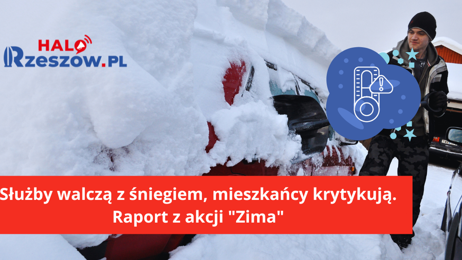 Służby walczą z śniegiem, mieszkańcy krytykują. Raport z akcji "Zima"