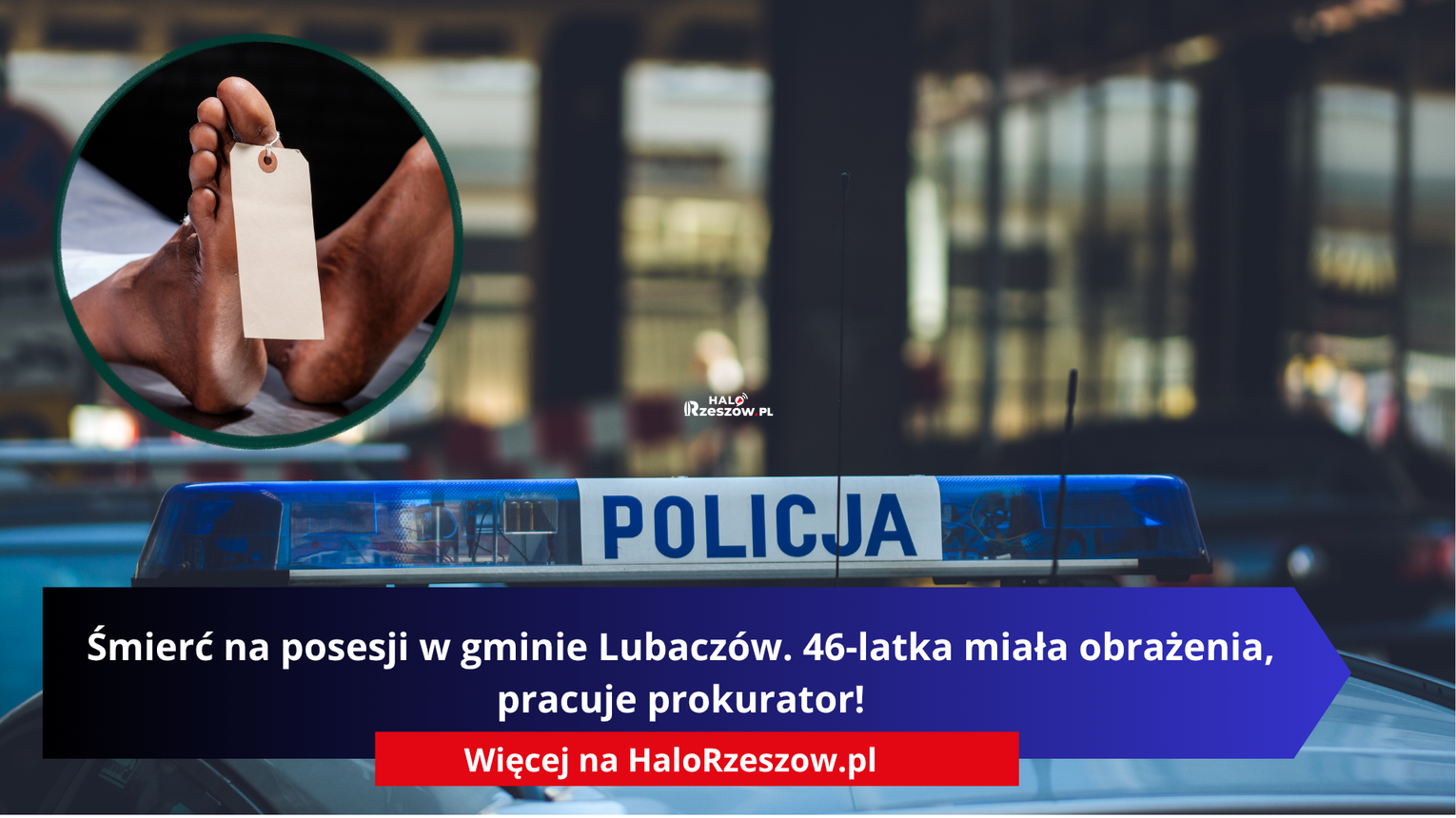 Śmierć na posesji w gminie Lubaczów. 46-latka miała obrażenia, pracuje prokurator!