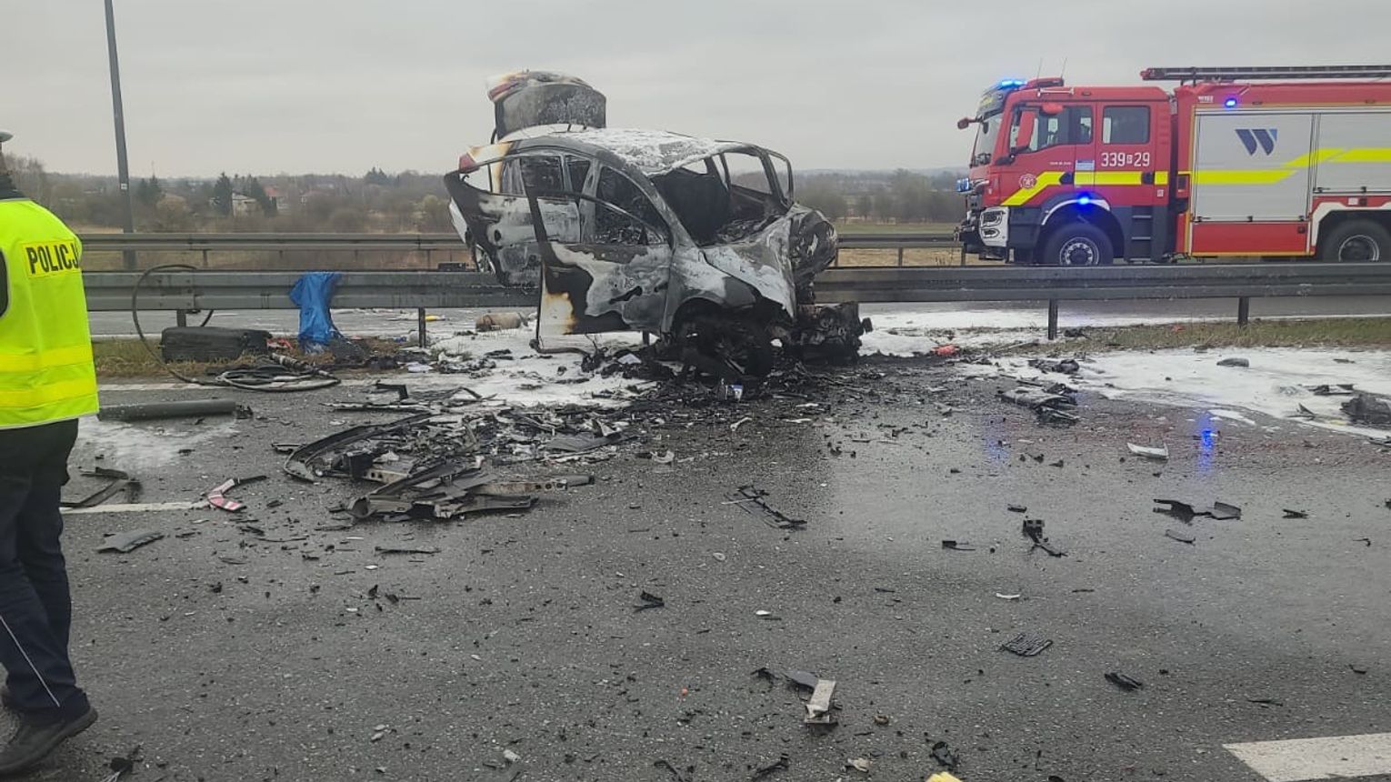 Śmiertelny wypadek na S19 pod Rzeszowem. Policja szuka świadków tragicznego zderzenia