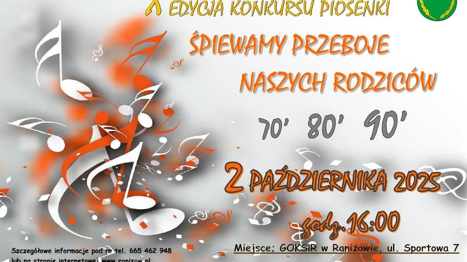 „Śpiewamy Przeboje Naszych Rodziców” w Raniżowie