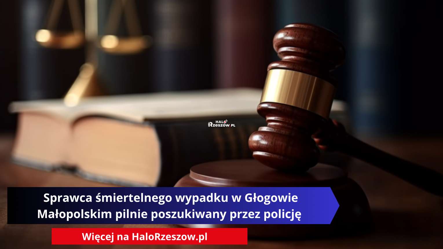 Sprawca śmiertelnego wypadku w Głogowie Małopolskim pilnie poszukiwany przez policję
