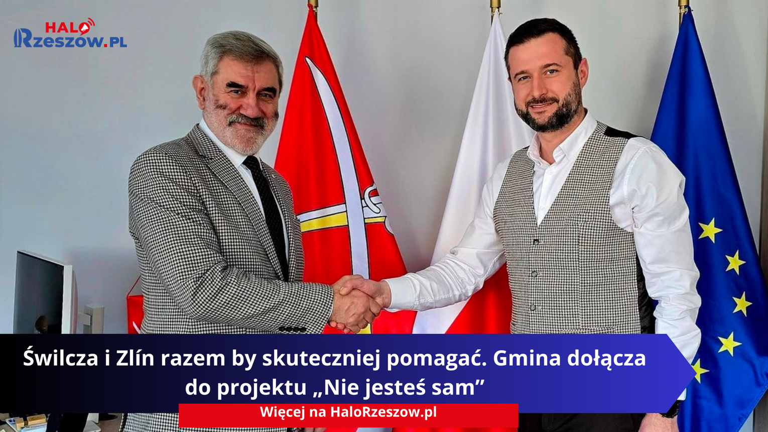 Świlcza i Zlín razem by skuteczniej pomagać. Gmina dołącza do projektu „Nie jesteś sam”