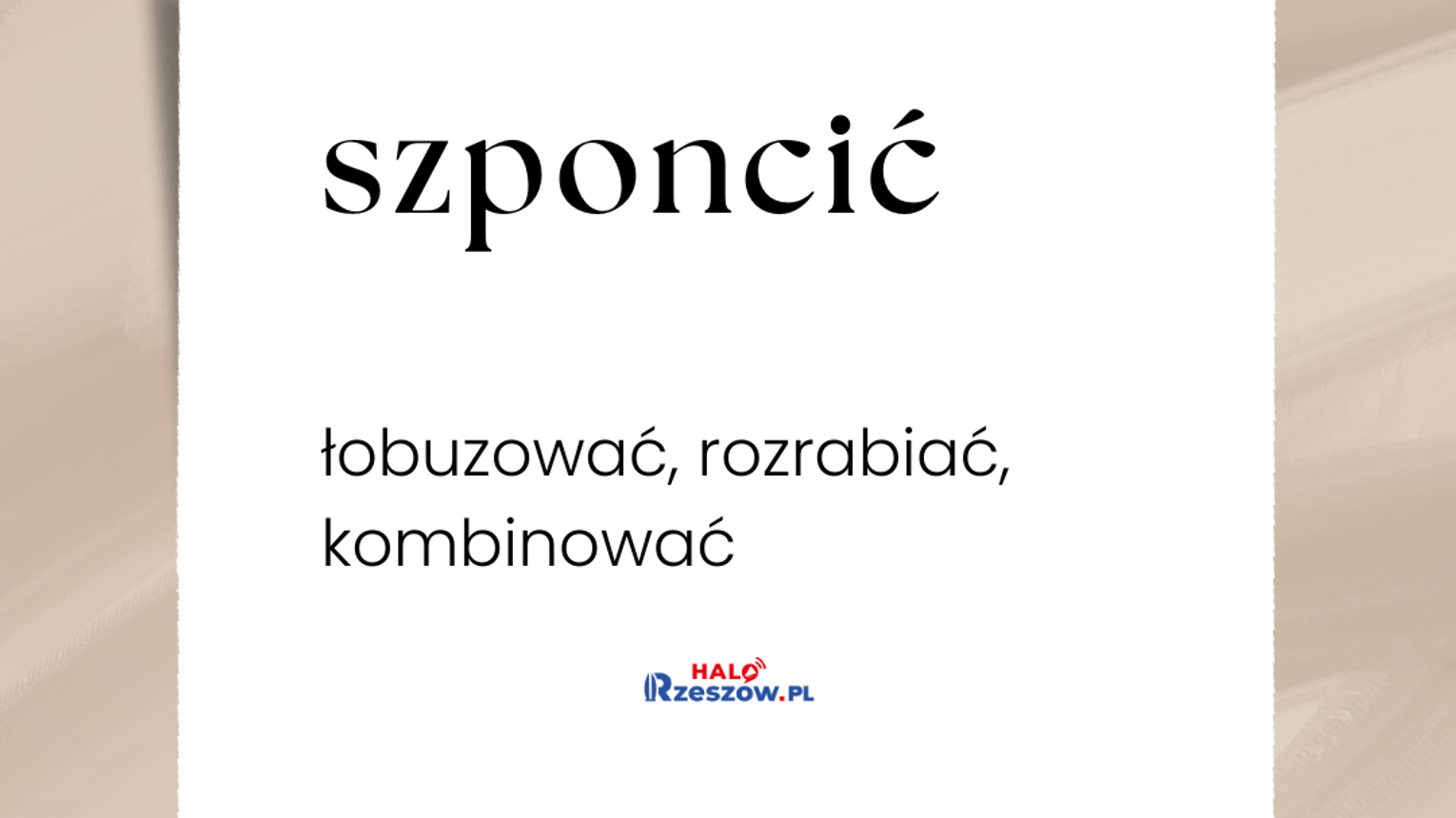 Szponcić rządzi! Wybrano Młodzieżowe Słowo Roku 2025.