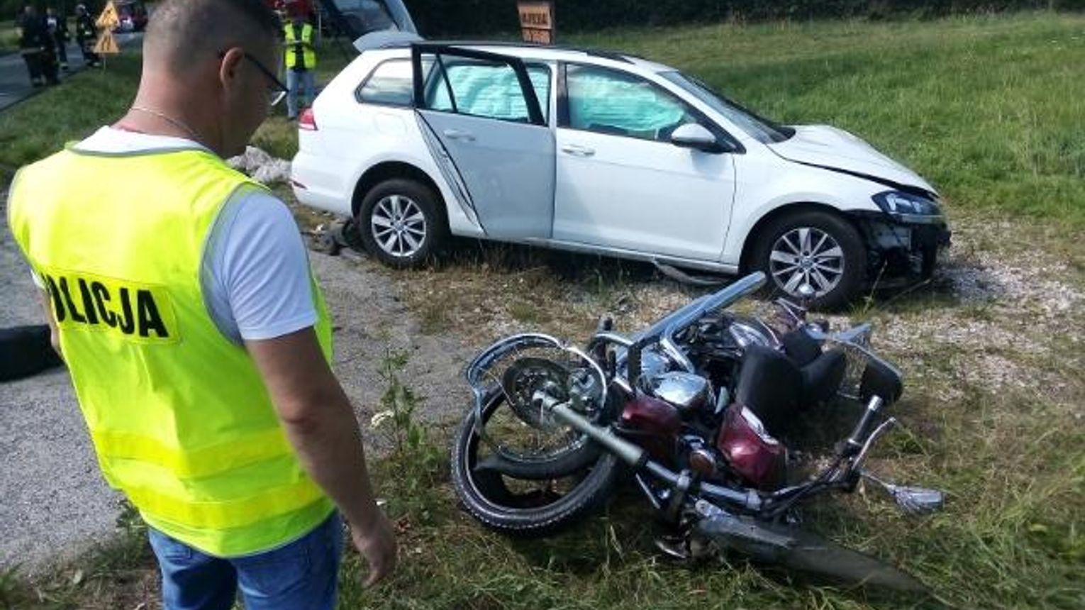 Tragedia Na Drodze. Nie żyje Motocyklista! [FOTO]