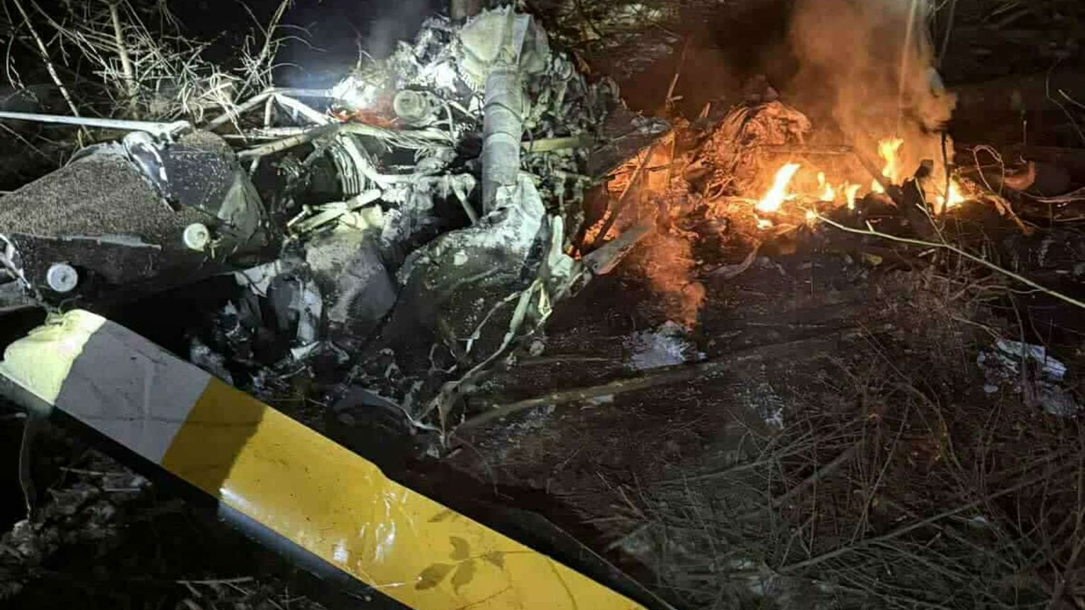 Tragiczna katastrofa śmigłowca w rejonie Rzeszowa, w Malawie rozbił się prywatny helikopter, zginęły dwie osoby