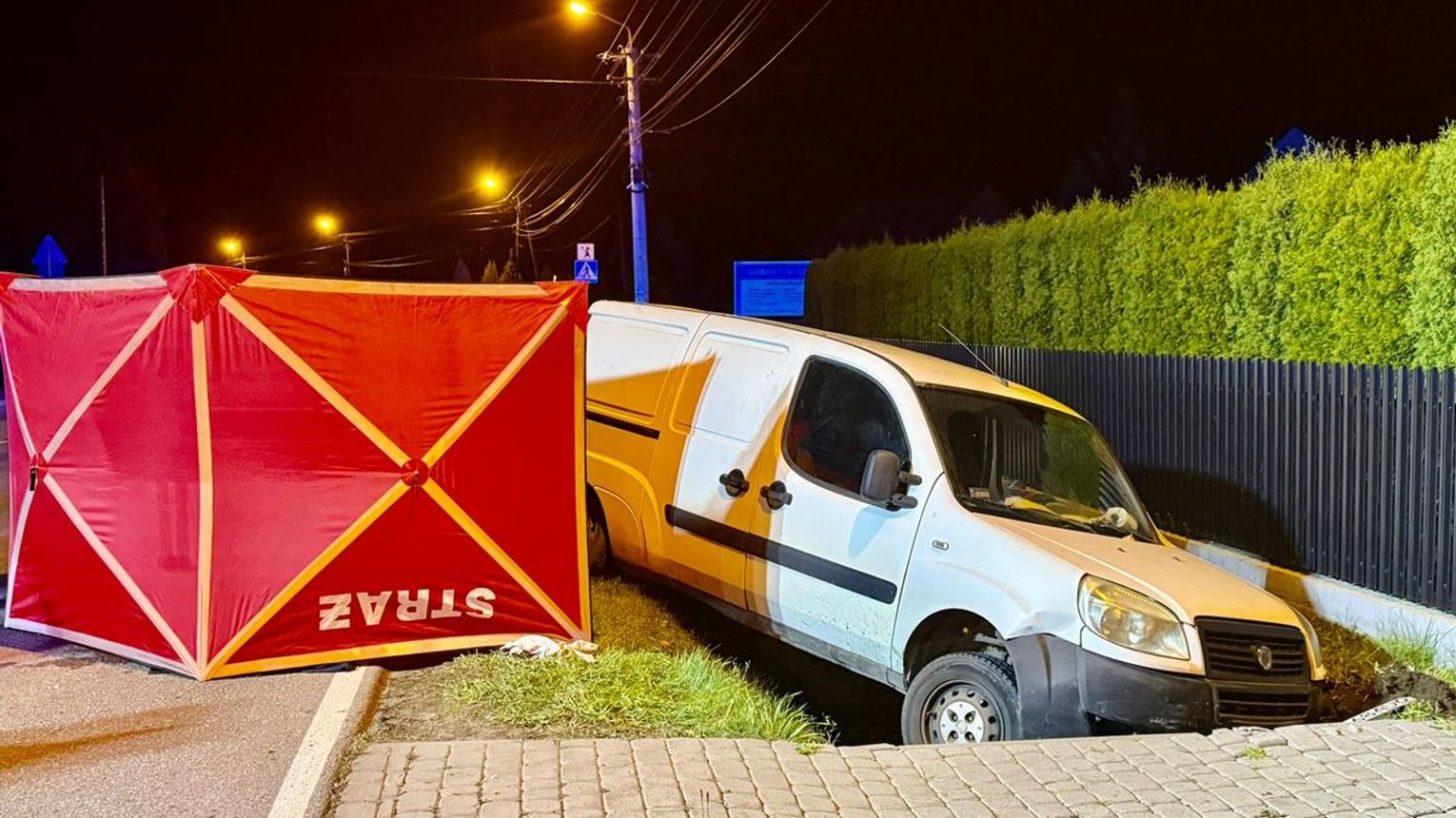 Tragiczny wypadek w Woli Mieleckiej. Nie żyje 57-letni kierowca