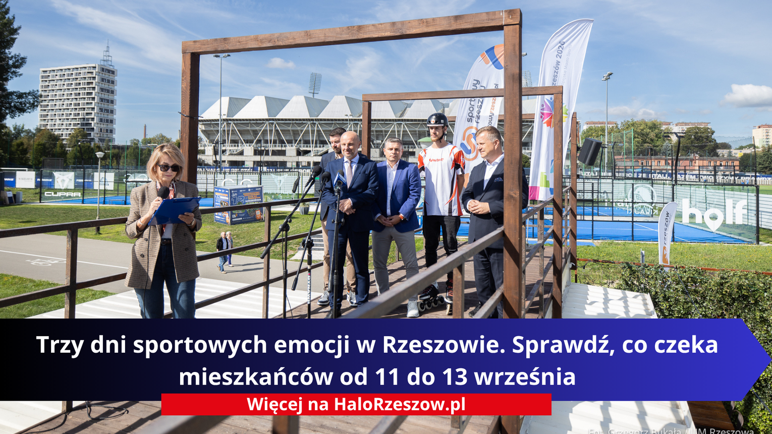 Trzy dni sportowych emocji w Rzeszowie. Sprawdź, co czeka mieszkańców od 11 do 13 września
