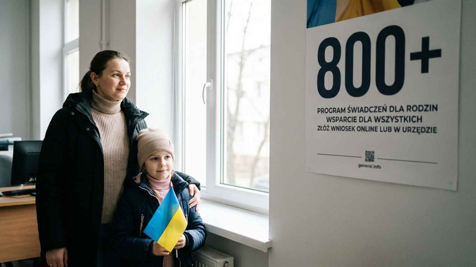 Ukraińcy stracą 800+? ZUS zmienia zasady wypłaty świadczenia