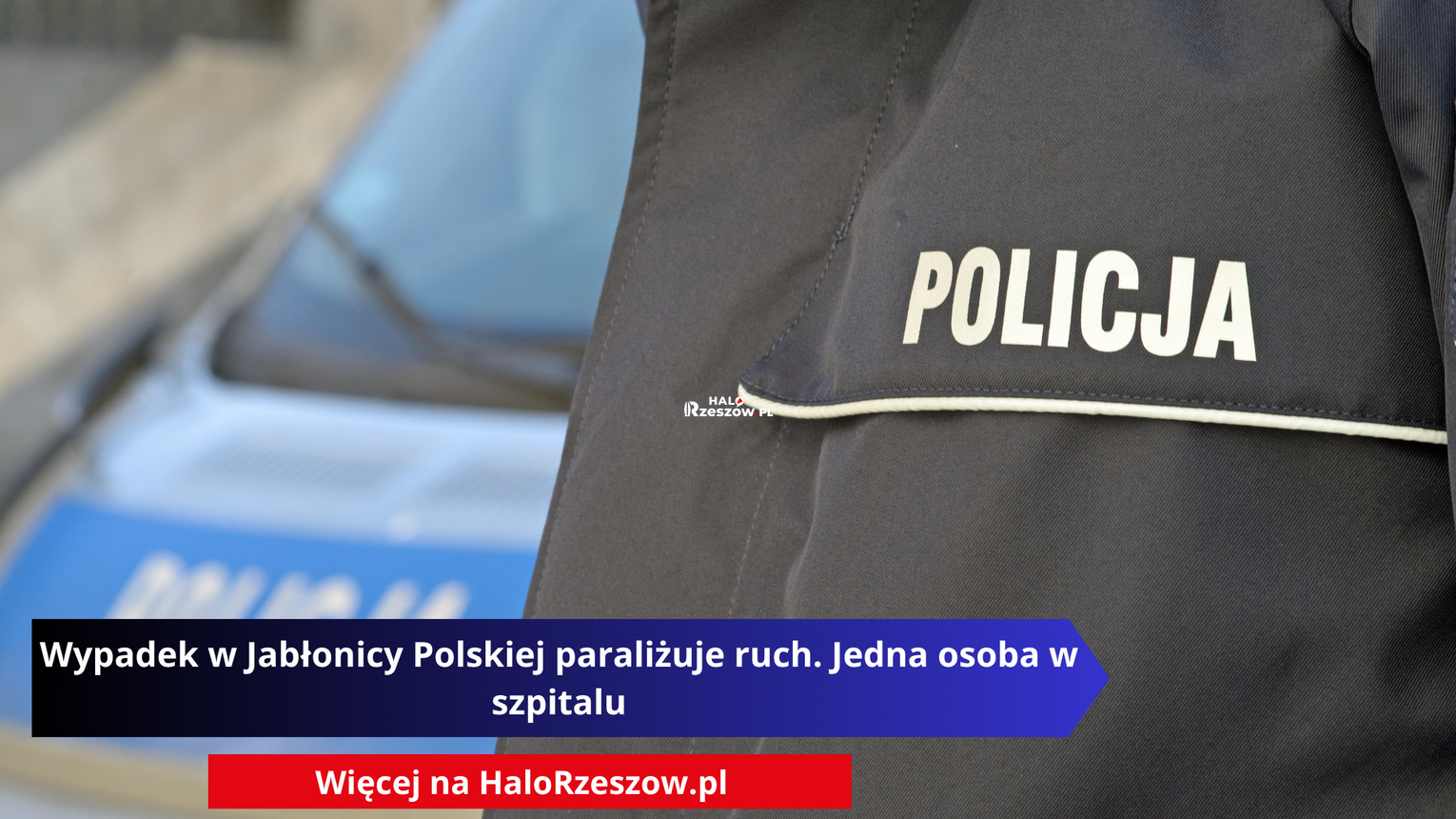 Wypadek w Jabłonicy Polskiej paraliżuje ruch. Jedna osoba w szpitalu