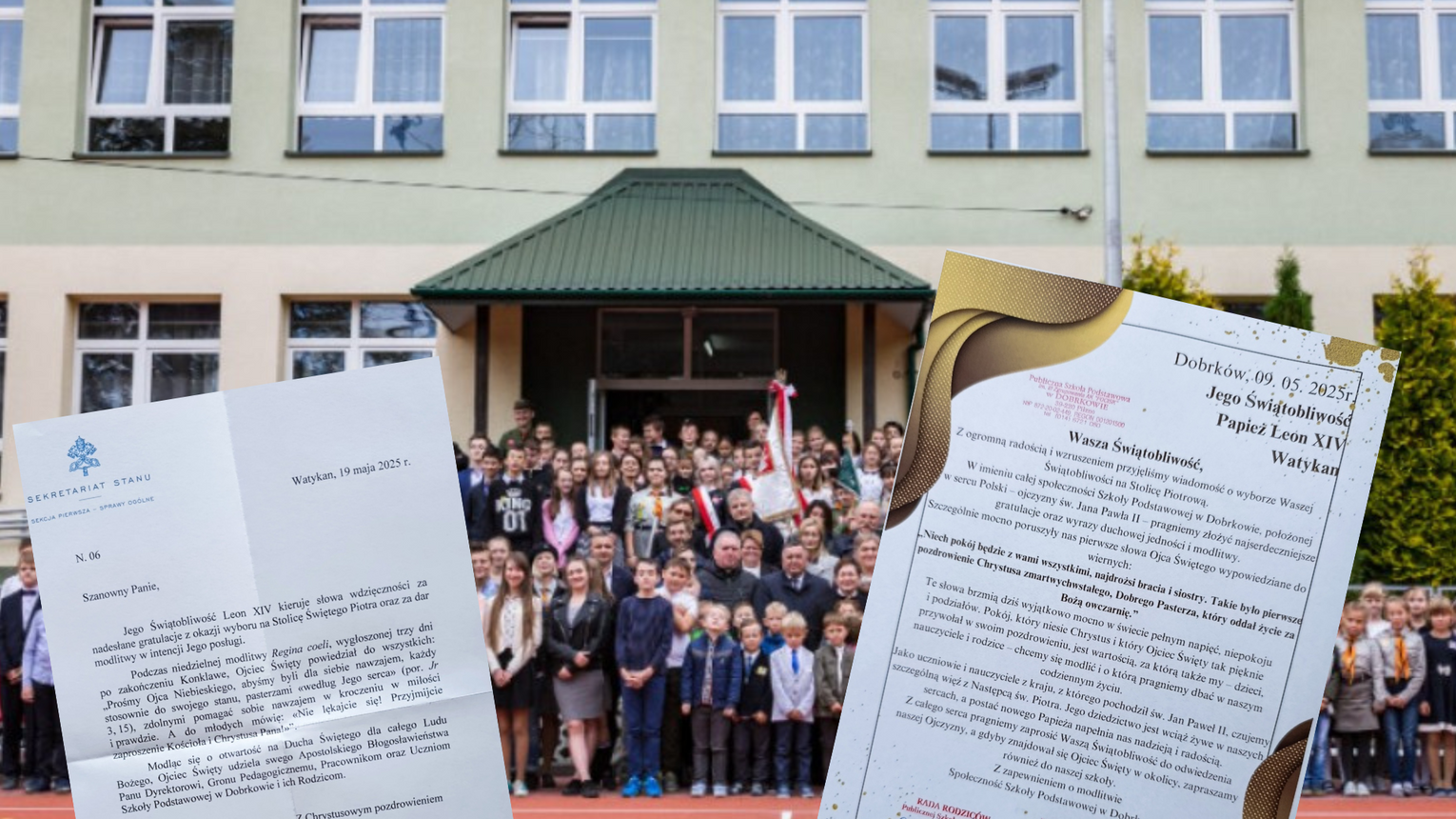 Z Dobrkowa do Watykanu. List, który wrócił z odpowiedzią