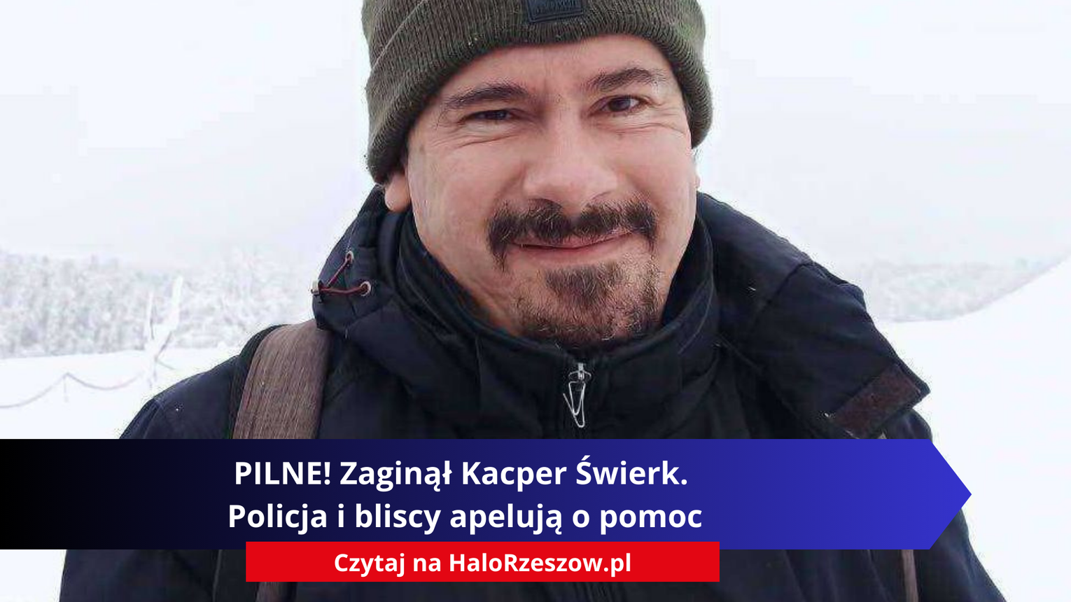 Zaginął Kacper Świerk. Policja i bliscy apelują o pomoc