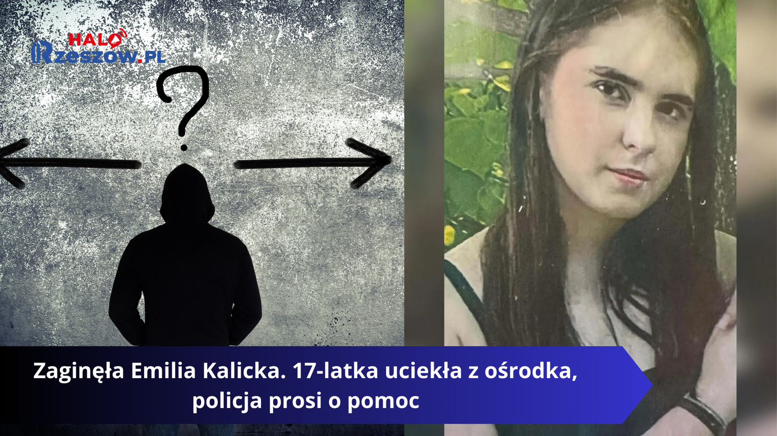Zaginęła Emilia Kalicka. 17-latka uciekła z ośrodka, policja prosi o pomoc