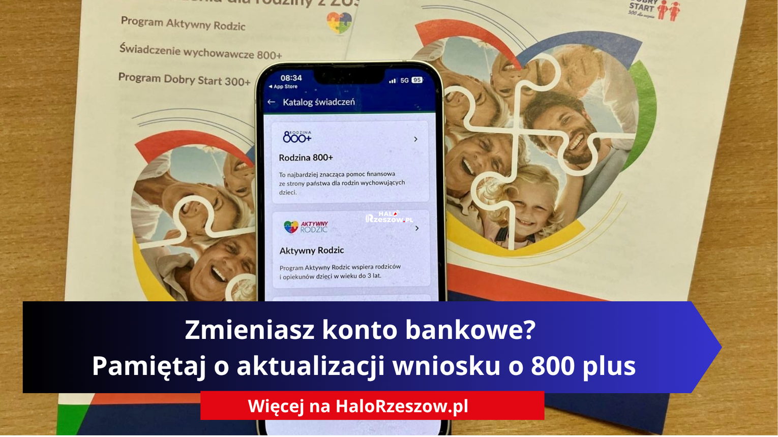 Zmieniasz konto bankowe? Pamiętaj o aktualizacji wniosku o 800 plus