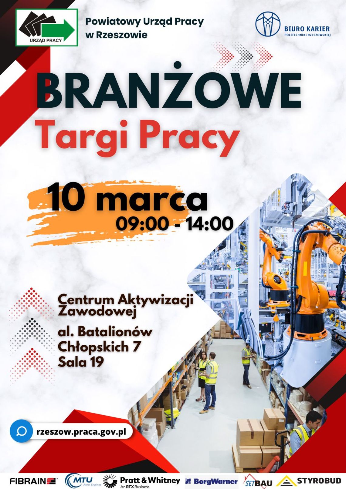 Szukasz pracy? Powiat Rzeszowski zaprasza na Branżowe Targi Pracy w Rzeszowie