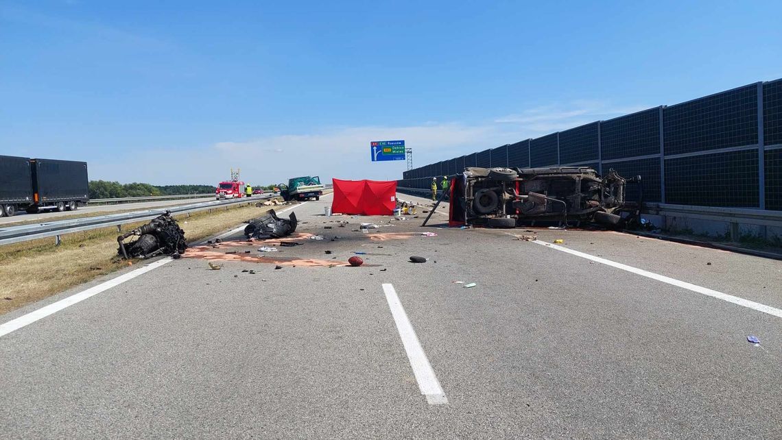 Policja wyjaśnia szczegóły tragedii na autostradzie