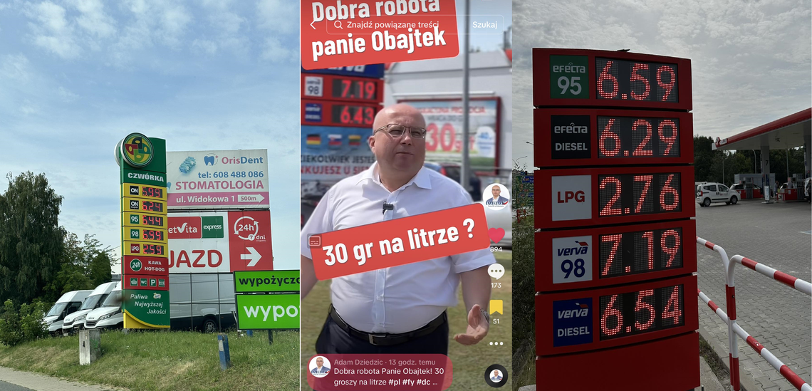 Adam Dziedzic na TikToku: Orlen nabija nas w butelkę [WIDEO]