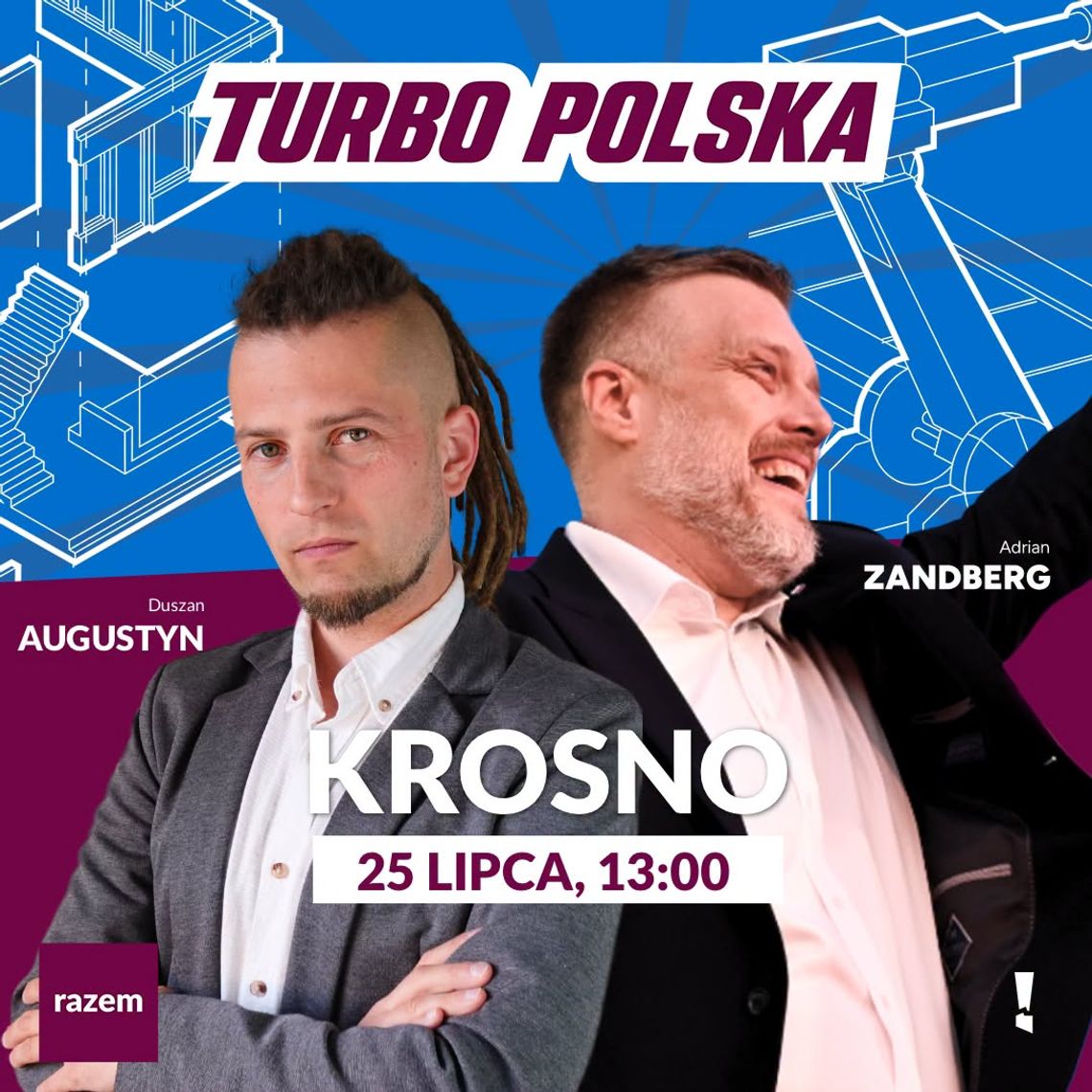 Adrian Zandberg w Krośnie i Przemyślu. Czy Podkarpacie wykorzysta swój potencjał?