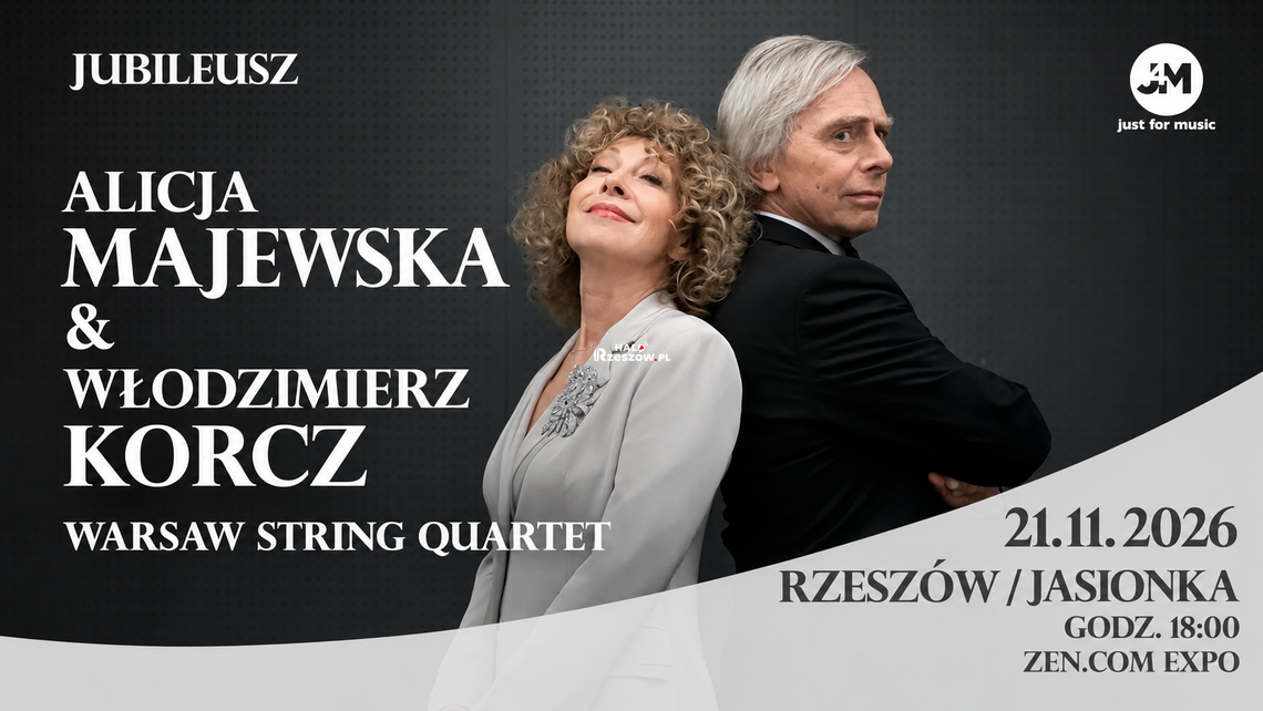 Alicja Majewska, Włodzimierz Korcz i Warsaw String Quartet – jubileuszowy koncert w Jasionce majewska i korcz jasionka