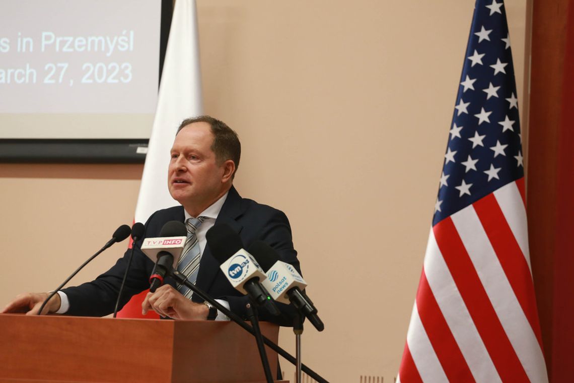 Ambasador USA w Polsce odwiedził Przemyśl