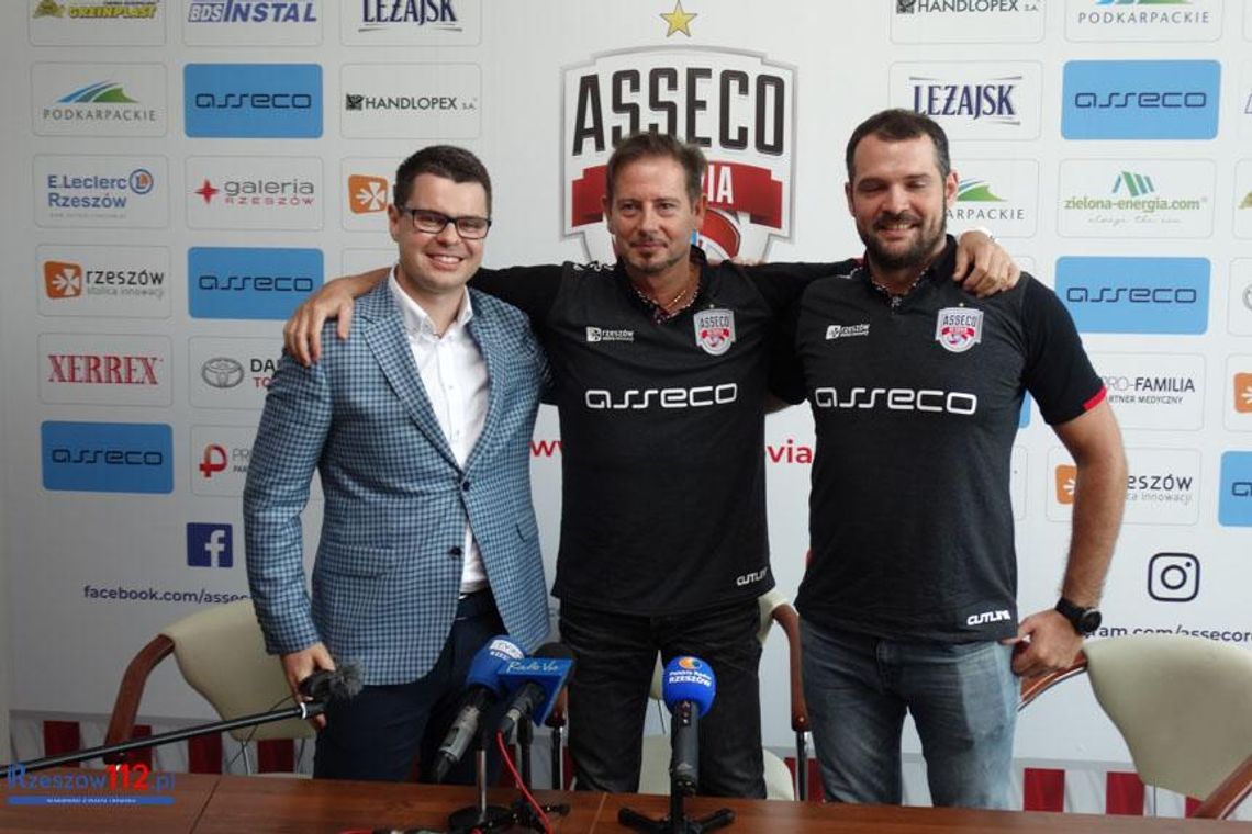 Asseco Resovia Rzeszów zaprezentowała nowego trenera