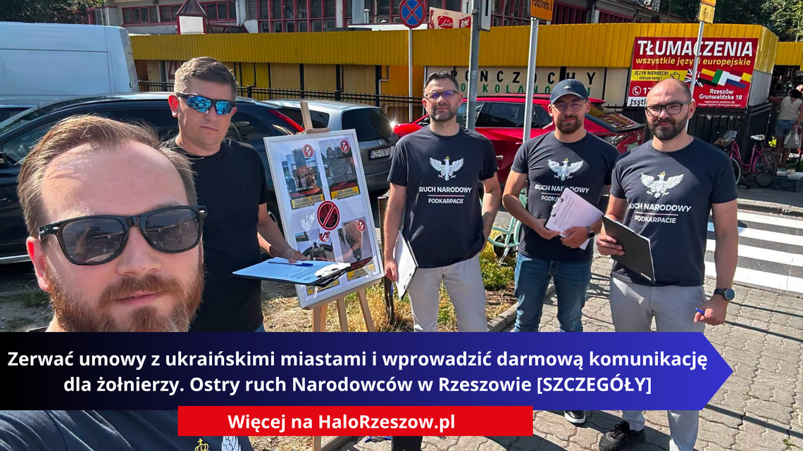 Awantura o Banderę w Rzeszowie: Narodowcy żądają zerwania umów i odebrania darmowych biletów Ukraińcom Awantura o Banderę w Rzeszowie: Narodowcy żądają zerwania umów i odebrania darmowych biletów Ukraińcom