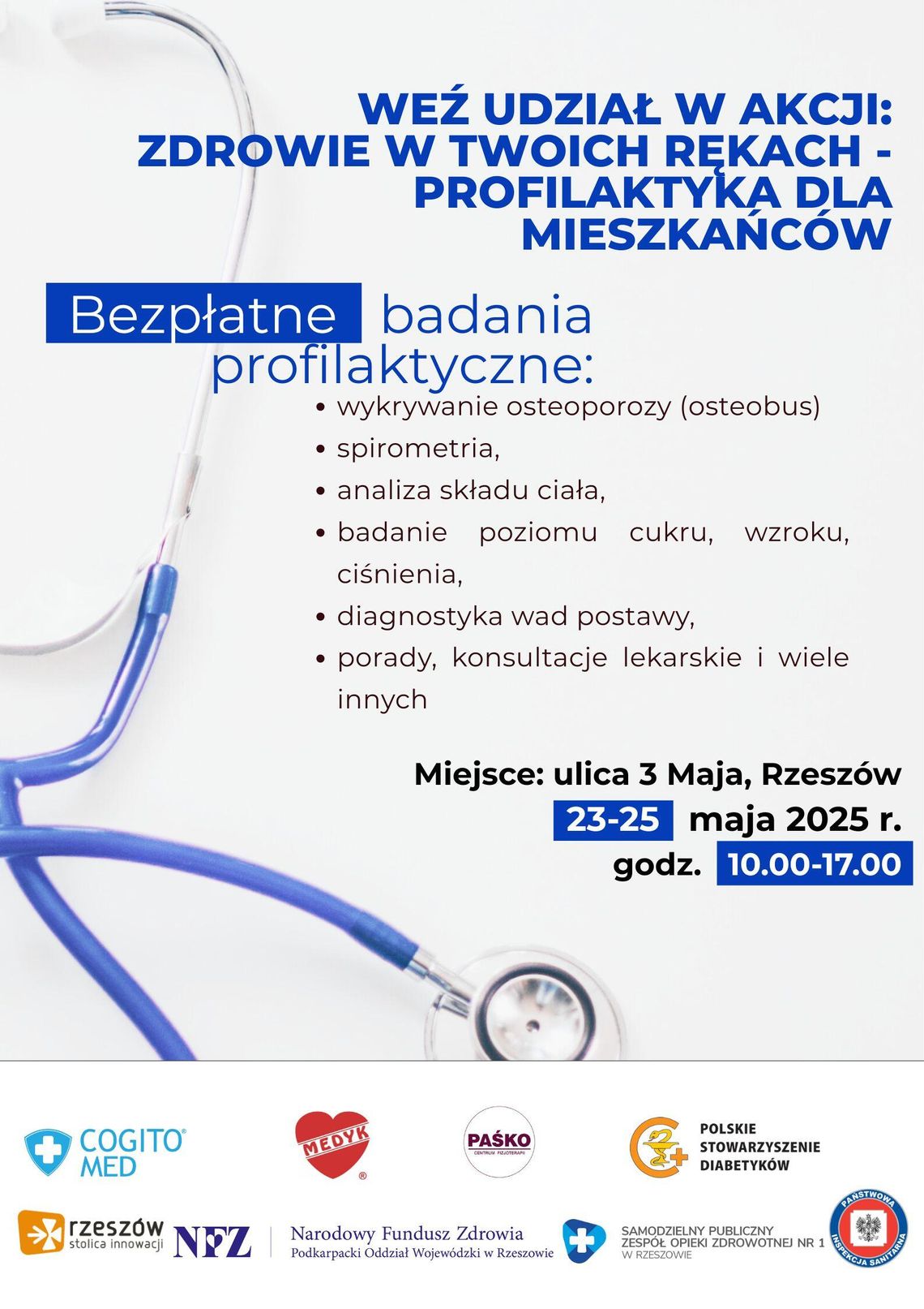 Bezpłatna akcja profilaktyczna dla mieszkańców Rzeszowa