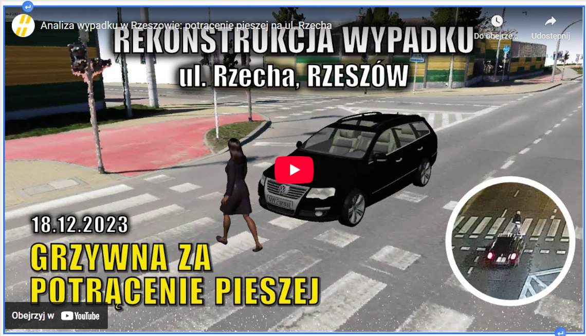 Bitwy Drogowe. Analiza potrącenia 14-latki na przejściu dla pieszych w Rzeszowie [WIDEO]