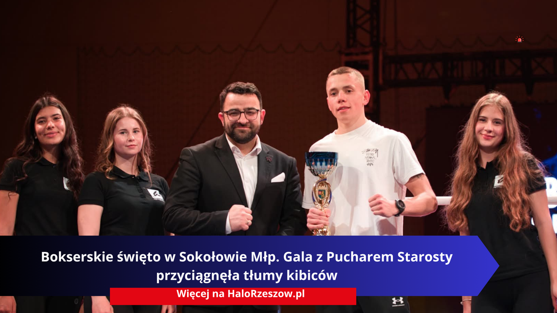 Bokserskie święto w Sokołowie Młp. Gala z Pucharem Starosty przyciągnęła tłumy kibiców