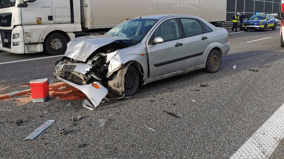 wypadek na A4 w Boreczku