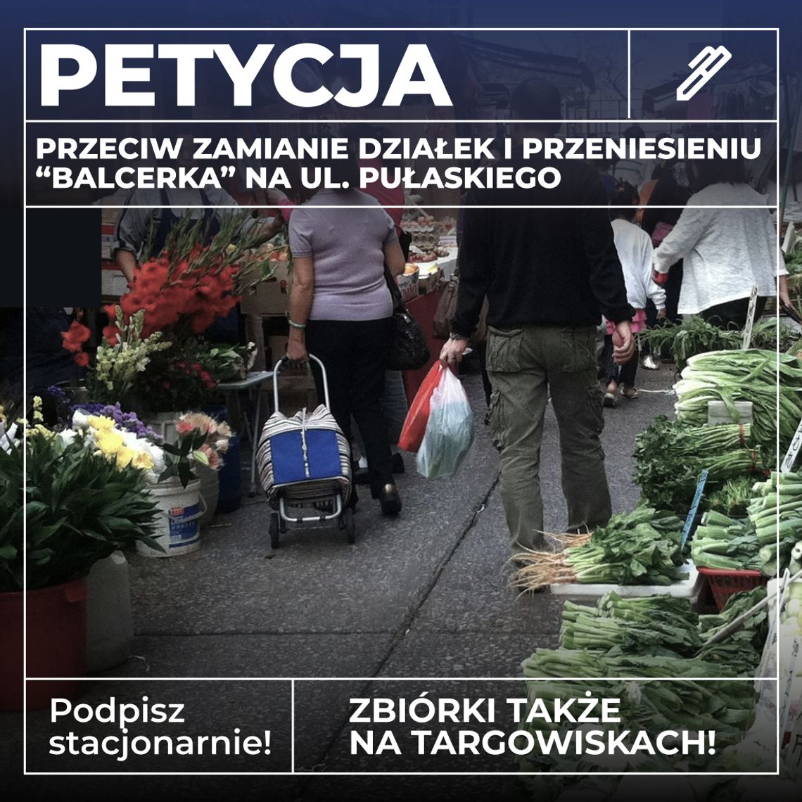 Bunt na osiedlu Pułaskiego. Petycja przeciw zamianie działek i przeniesieniu targowiska