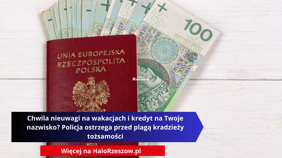 Chwila nieuwagi na wakacjach i kredyt na Twoje nazwisko? Policja ostrzega przed plagą kradzieży tożsamości Chwila nieuwagi na wakacjach i kredyt na Twoje nazwisko? Policja ostrzega przed plagą kradzieży tożsamości
