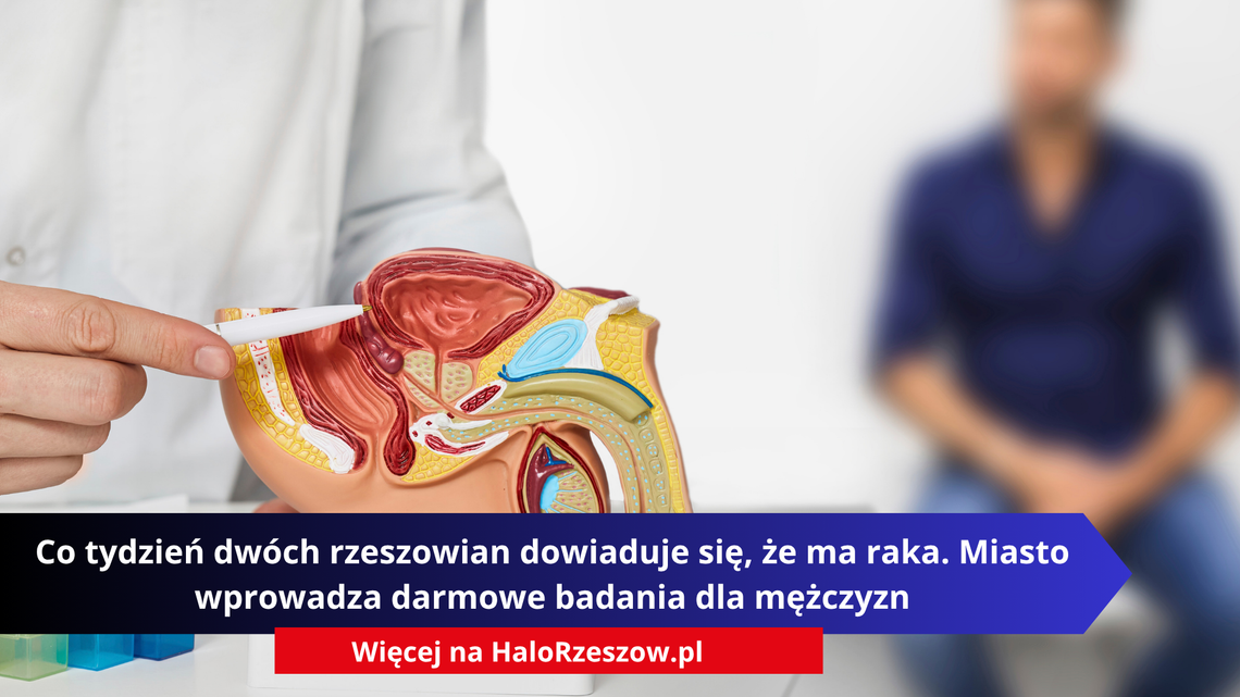 Co tydzień dwóch rzeszowian dowiaduje się, że ma raka. Miasto wprowadza darmowe badania dla mężczyzn Co tydzień dwóch rzeszowian dowiaduje się, że ma raka. Miasto wprowadza darmowe badania dla mężczyzn