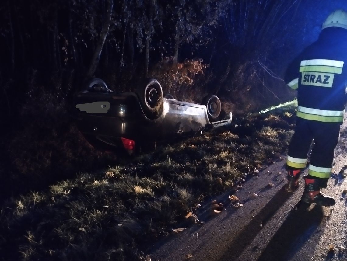 Dachowanie samochodu w Budach Łańcuckich