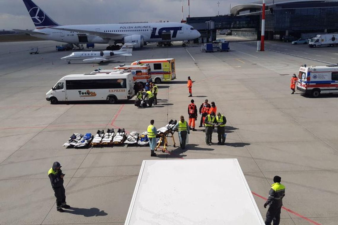 Do Rzeszowa przyleciał Airbus A310 MedEvac. Niemcy przysłali go po rannych Ukraińców