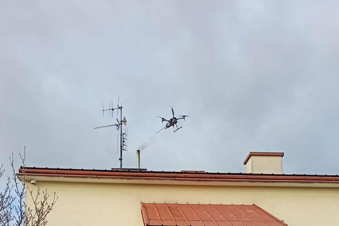 Dron nad Rzeszowem. Straż miejska kontrolowała paleniska