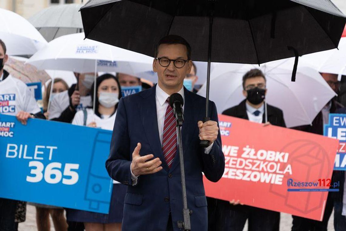 Ewa Leniart ,,na dobre i na złe”? Morawiecki w Rzeszowie