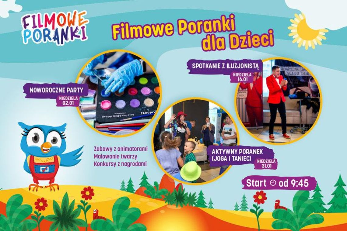 Filmowy Poranek dla Dzieci w Kinie Helios - powitanie nowego roku