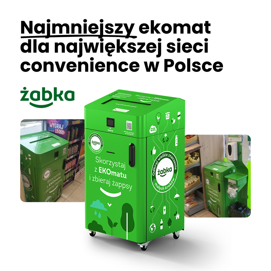 Firma z Jasionki produkuje kaucjomaty. Wkrótce staną one w sklepach Żabka